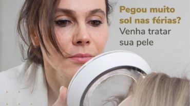 Pegou muito sol nas férias? Venha tratar a sua pele